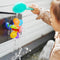 Baby Bath Toys Colorful Waterwheel Bathing Sucker Bathtub Water Spray Play Set Shower Sprinkler Toy For Kids Toddler Children