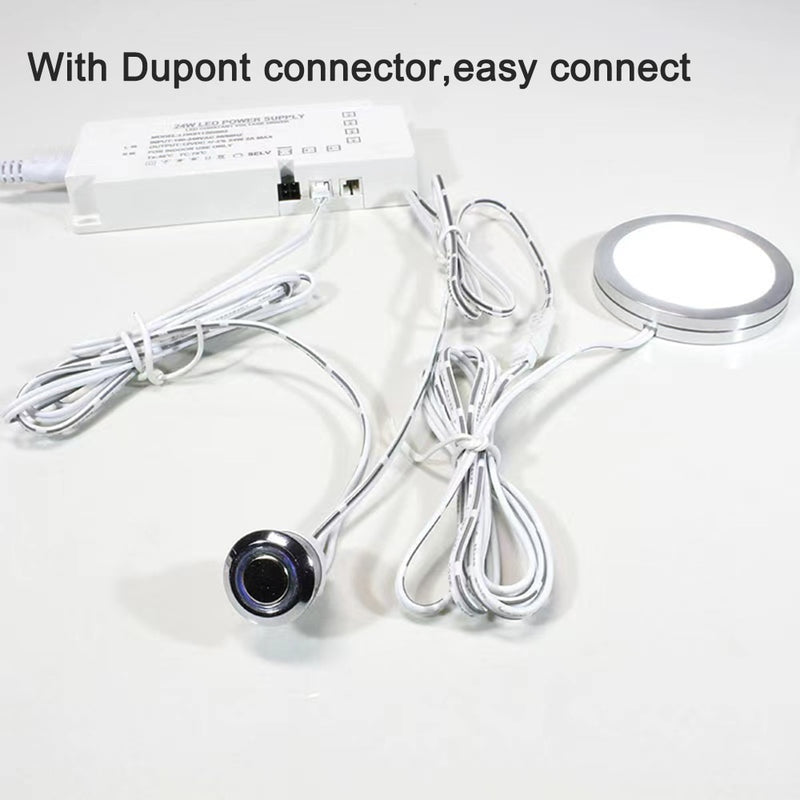 4A DC 5V 12V 24V Stepless Touch LED Dimmer Switch For LED Strip DIY Bed Closet Cabinet Light