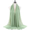 Muslim new Bubble Chiffon Hijab Scarf Women Solid Color Soft Long Shawls and Wraps Georgette Islamic Head Scarves Ladies Hijabs