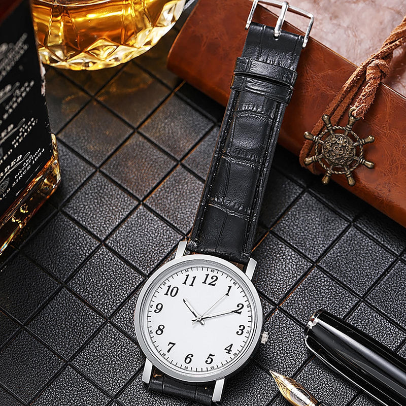 Men Watches 2022 Luxury Fashion Design Leather Watch Digital Quartz Temperament Men&