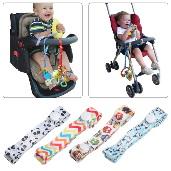 1PC New Baby Stroller Accessories Anti-Drop Hanger Belt Holder Toys Stroller Strap Fixed Car Pacifier Chain For Child