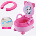 1-6 Years Old Children&#39;s Pot Cute Baby Toilet Seat Easy to Clean Baby Potty Portable Stool Boys And Girls Safe Trainer Seat WC