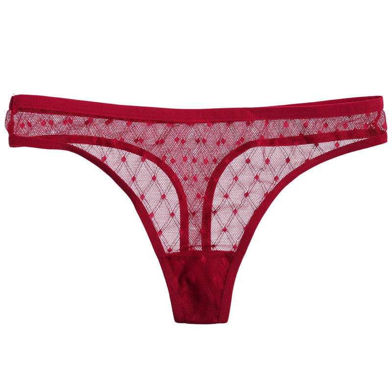 FINETOO Sexy G-String Thong Lace Women&