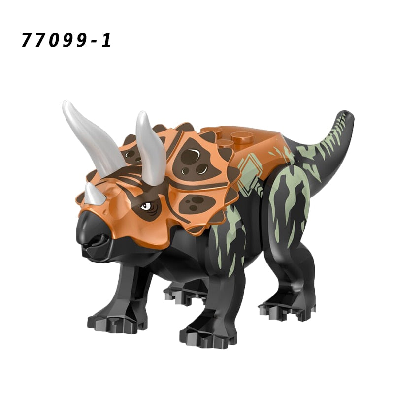 Jurassic Dinosaur Park Indominus Rex DIY Blocks Dinosaurs Tyrannosaurus Rex Tiny Models Building Block Kid Toys Animals Set Gift