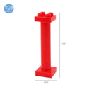 Blocks Amusement Park Accessory Slide Ladder Swing Seesaw Carousel Big Large-particle City Building Children&