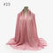 180X95CM Women Classic Muslim Crinkle Hijab Scarf Soft Cotton Head Scarves Turban Shawls Wraps Islamic Headband Femme Musulman