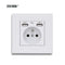 EOMR Wall USB Power Socket 5V 2.1A EU France Belgium Electrical Socket 16A Dual USB Plug IOS Android Phone Charging Ports Socket