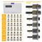 Hand Rivet Nut Gun Head nuts Rivet nut tool Manual Riveter Rivnut Tool Accessory for Nuts M3 M4 M5 M6 M8 M10 Simple installation