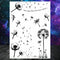 Sexy Black Henna Temporary Tattoos For Women Girls Body Art Decoration Fake Jewelry Chains Waterproof Mandala Flower Tatoos Kit