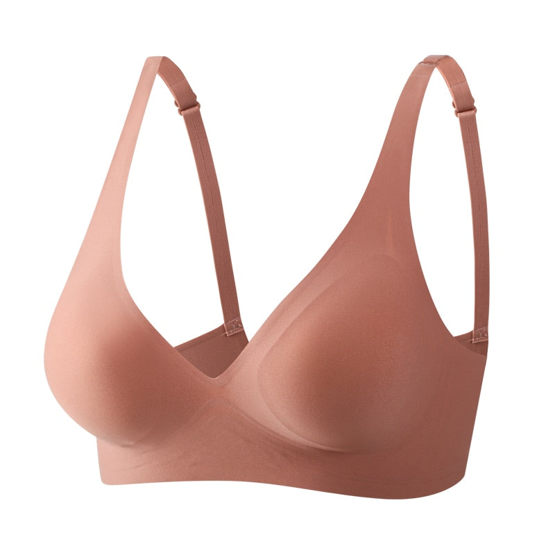 Sexy Seamless Women Bra Wire Free Brassieres Soft Intimate Women&