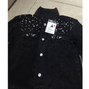 DEAT Fast Delivery New Autumn Fashion Women’s Denim Jacket Full Sleeve Loose Button Pearls Short Lapel Wild Casual 2022 AP446