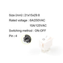 5 PCS/LOT KCD1 4 Pin 21*15mm ON-OFF Boat Car Rocker Switch 6A/250V AC 10A/125V AC With Red Blue Green Yellow Light Switch