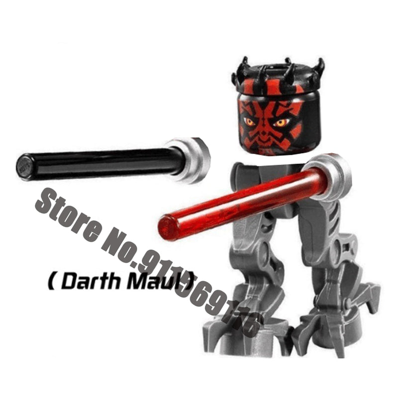 Disney Luke Skywalker Ahsoka Tano Building Block Yoda Obi-Wan Kenobi Sith Kylo Ren Count Dooku Starkiller Brick Figure Toy