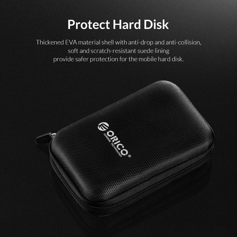ORICO 2.5 Inch HDD Box Bag Case Portable Hard Drive Bag for External Portable HDD hdd box case storage Protection Black/Red/Blue
