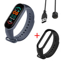Smart Watch M6 Men&#39;s And Women&#39;s Fitness Sports Bracelet Heart Rate Blood Pressure Monitor Digital Watch for IOS Android Phones