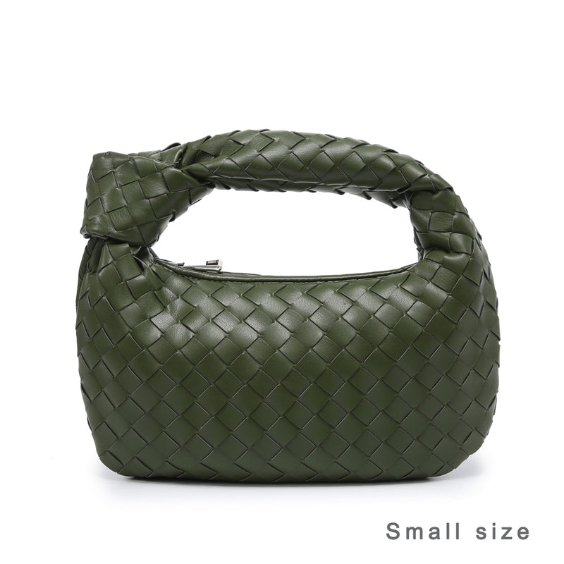 2022 Fashion woven bag luxury designer handbag brand women tote bag lady shoulder bags PU spring bags leather casual handbag