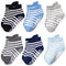 6 Pairs/lot 0 to 5 Years Anti-slip Non Skid Ankle Socks With Grips For Baby Toddler Kids Boys Girls All Seasons Cotton Socks