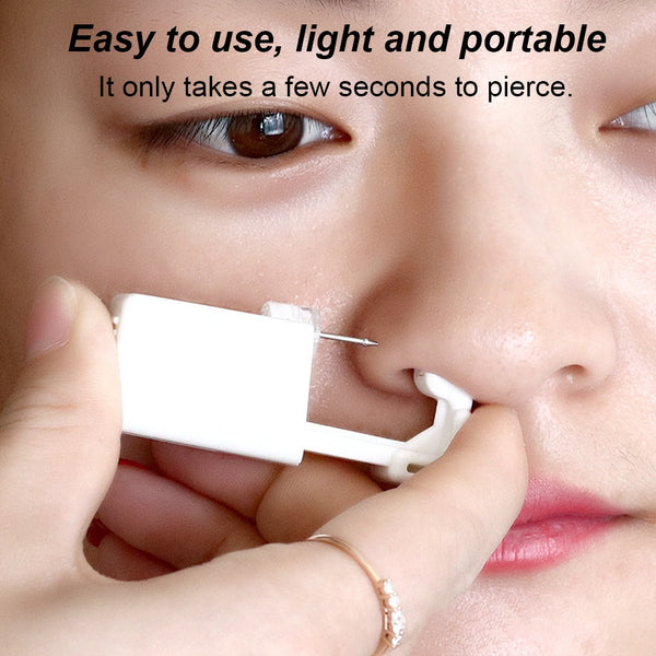 1 pc Disposable Painless Ear Piercing Nose Studs Piercing Gun Healthy Sterile Puncture Tool for Earrings Ear Piercing Gun