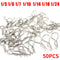 50PCS RC Car Part 1/5 1/6 1/7 1/8 1/10 1/12 1/14 1/16 RC Cars Shell Body Clips Pins Housing Latch R Buckles Fixed SCX10 90046