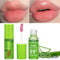 1PCS Moisturizing Natural Aloe Essence Lip Gloss Changable Color Portable Waterproof Long Lasting Nutritious Lips Care Lipstick
