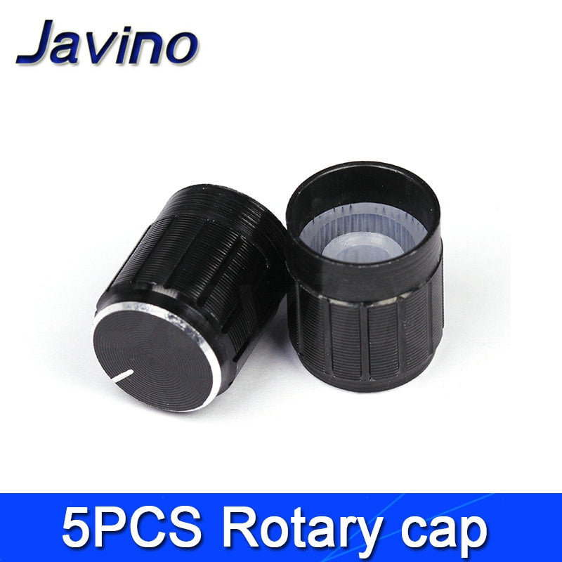 5PCS/LOT 20 Position 360 Degree Rotary Encoder EC11 w Push Button 5Pin Handle Long 15/20MM With A Built In Push Button Switch