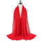 Muslim new Bubble Chiffon Hijab Scarf Women Solid Color Soft Long Shawls and Wraps Georgette Islamic Head Scarves Ladies Hijabs