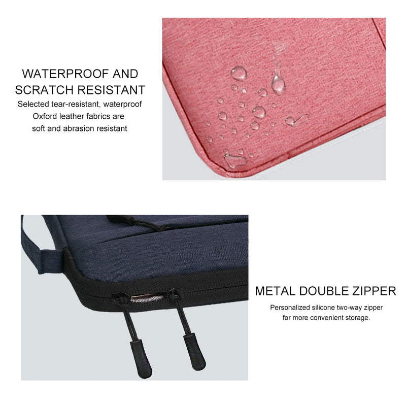 Laptop Bag For MacBook Air Pro Lenovo HP Samsung ASUS Acer Xiaomi HUAWEI 13 15.6 16 inch Waterproof Notebook Sleeve Case Cover