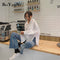 Beiyingni 2022 Spring Autumn Women Shirts White Plain Loose Oversized Blouses Female Tops Loose BF Korean Style Blusas Pockets