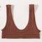 Sexy Seamless Bra Wire Free Brassiere Rib Bralette Women&