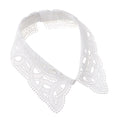 Fashion White Black Lace Fake Collar Blouse Vintage Detachable Shirt False Collar Lapel Blouse Top Women Clothes Accessories