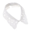 Fashion White Black Lace Fake Collar Blouse Vintage Detachable Shirt False Collar Lapel Blouse Top Women Clothes Accessories