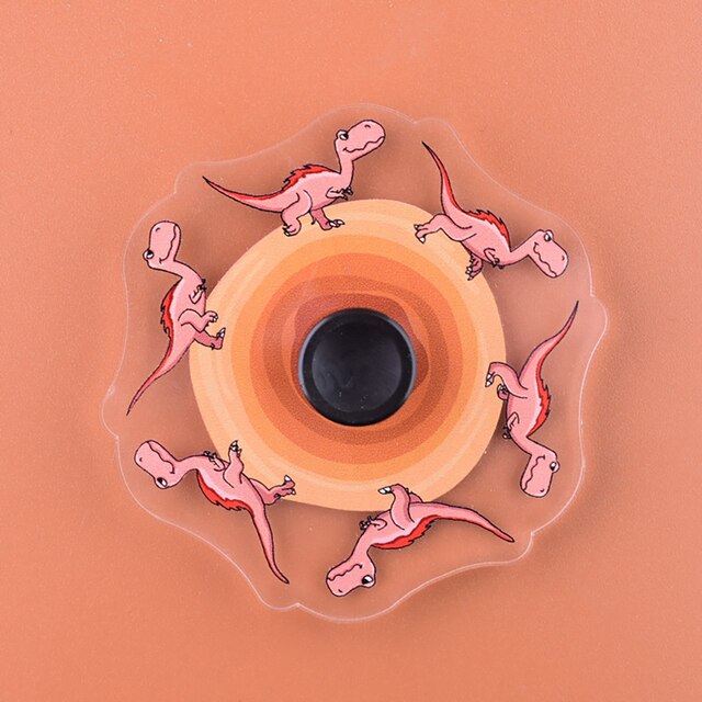 Fingertip Spinning Top Cartoon Animated Special Effects Dynamic-Running Fidget Spinner Rotating Hand Spinner Relieves Stress Toy