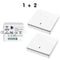 Wireless Smart Switch Light 433Mhz RF 86 Wall Panel Switch with Remote Control Mini Relay Receiver 220V Home Led Light Lamp Fan
