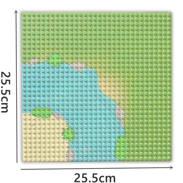 32x32 32x16 Dots Classic Base Plates Blocks Small Size DIY Bricks Baseplates ABS Plastic Assembly Plate Blocks For Children Kids