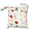 Baby Diaper Bag Cartoon Print Waterproof Wet Dry Nappy Zipper Handbag Stroller Carry Pack Travel Outdoor Wet Diaper Storage Bags