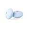 30pcs Silicone Lentil Beads BPA Free Food Grade Rodent DIY Charms Newborn Nursing Accessory Teething Necklace 12mm Abacus Bead