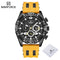 NAVIFORCE Luxury Watches for Men Fashion Silicone Strap Military Waterproof Sport Chronograph Quartz WristWatch Clock With Date