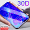 30D Full Cover Tempered Glass on For iphone 11 12 13 14 PRO MAX Screen Protector Protective Glass On iphone 11 X XR XS MAX Glass