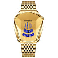 New Arrival Watch Men Waterproof Creative Wrist Watch For Male Clock Men Watch Relgio Masculino Gold Stainless Steel Wristwatch