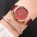 Luxury Women Bracelet Quartz Watches For Women Magnetic Watch Ladies Sports Dress Pink Dial Wrist Watch Clock Relogio Feminino