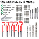 XCAN Thread Repair Tool 25pcs M3/M4/M5/M6/M7/M8/M10/M12/14 for Restoring Damaged Thread Spanner Wrench Twist Drill Bit Hand Tool