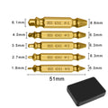 4/5/6 PCS Damaged Screw Extractor Drill Bit Set Stripped Easily Take Out Broken Screw Bolt Remover Extractor Demolition Tools