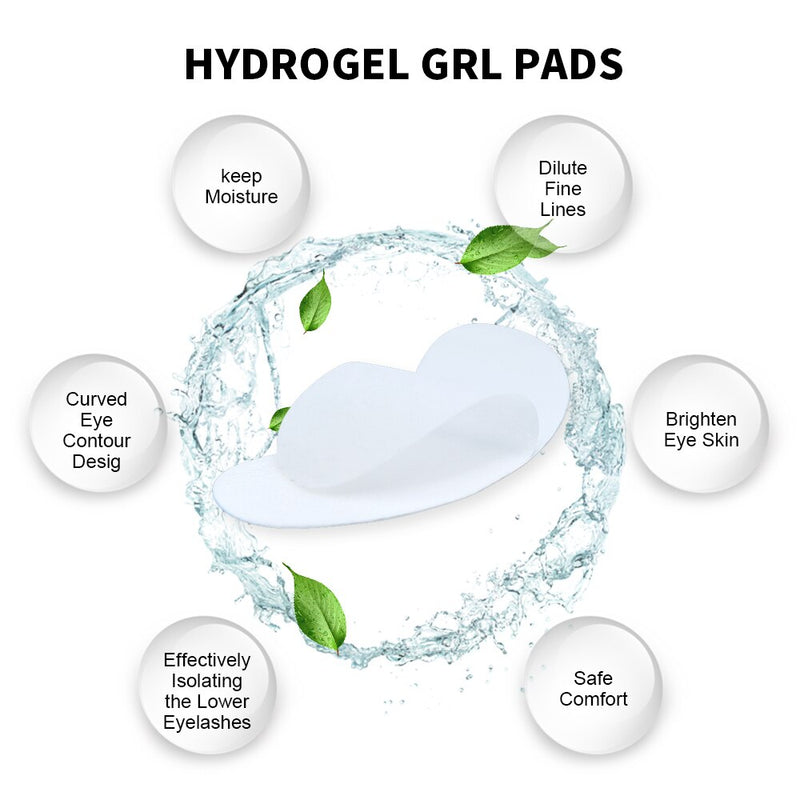 20/50/100 Pairs Eyelashes Patch Hydrogel Patches Eyelash Extension Patch Lash Extension Supplies Gel Pad Under Eye Patches Pads