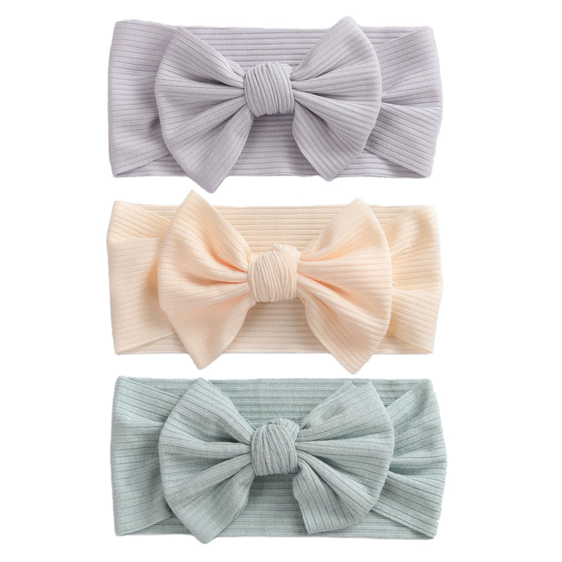 3pcs/lot Cable Knit Baby Girl Headband Bandeau Bebe Nylon Headbands for Newborn Girls Elastic Hair Band Baby Hair Accessories