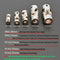 Rc Boat Car Metal Cardan Joint 2mm/2.3mm/3mm/3.175mm/4mm/5mm/6mm/8mm/10mm Gimbal Couplings Shaft Motor Connector Universal Joint