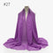 180X95CM Women Classic Muslim Crinkle Hijab Scarf Soft Cotton Head Scarves Turban Shawls Wraps Islamic Headband Femme Musulman