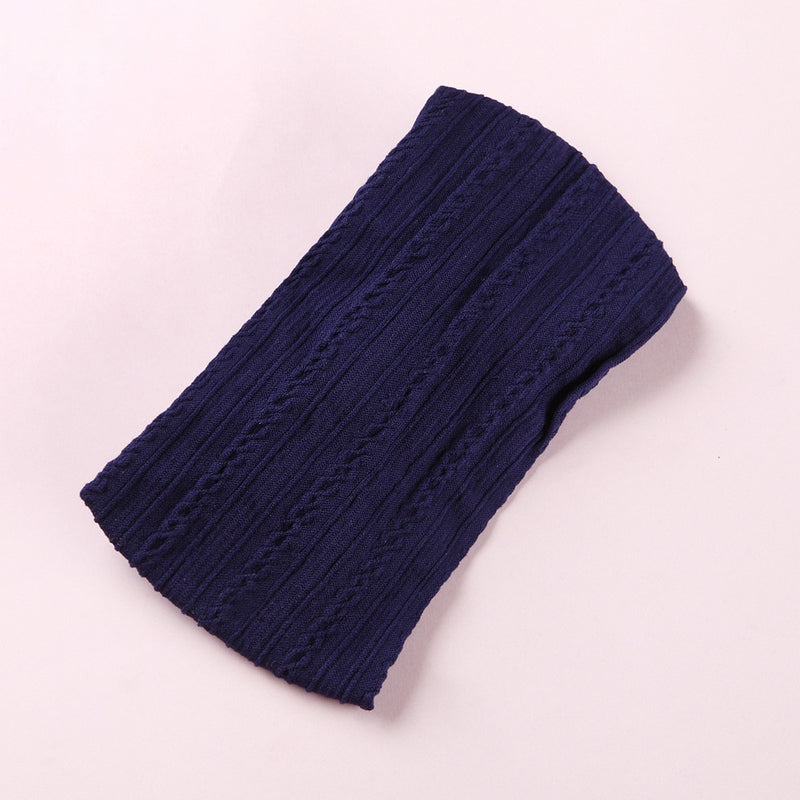 32 Colors Cable Bow Baby Headband for Child Bowknot Headwear Cables Turban for Kids Elastic Headwrap Baby Hair Accessories