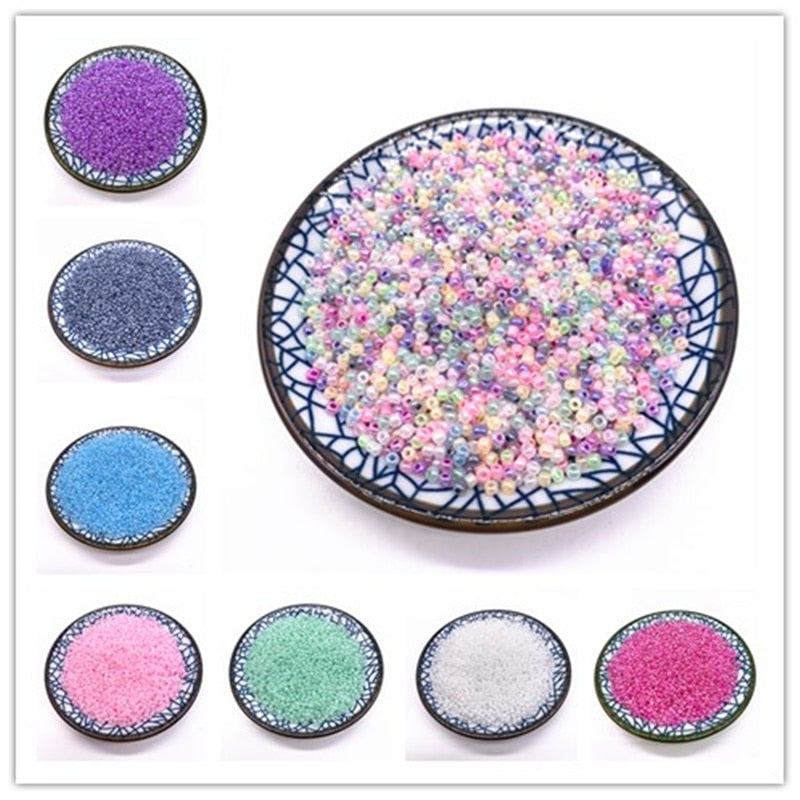 200-1000pcs 2/3/4mm Charm Czech Glass Seed Beads DIY Bracelet Necklace Beads For Jewelry Making DIY Earring Necklace