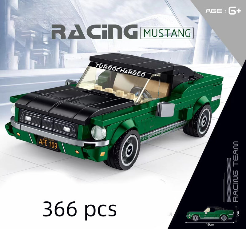 Racing Car City Speed Champions Sports Model Building Blocks DIY Bricks Kids Toy Classic Rally Super Racers Vehicle f1 technique