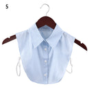Fashion White Black Lace Fake Collar Blouse Vintage Detachable Shirt False Collar Lapel Blouse Top Women Clothes Accessories